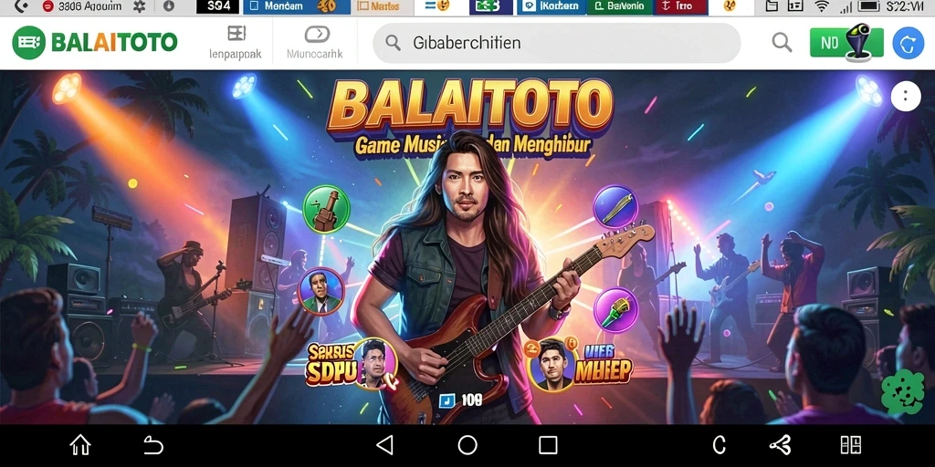 Tampilan gameplay BALAITOTO yang seru dan menantang dalam genre musik.