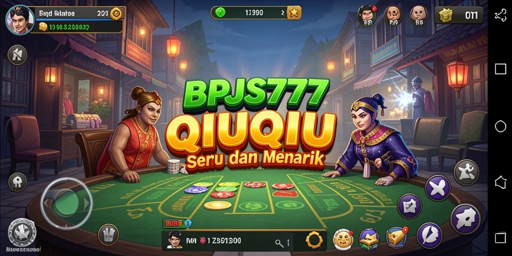 Screenshot gameplay QiuQiu yang seru di BPJS777.