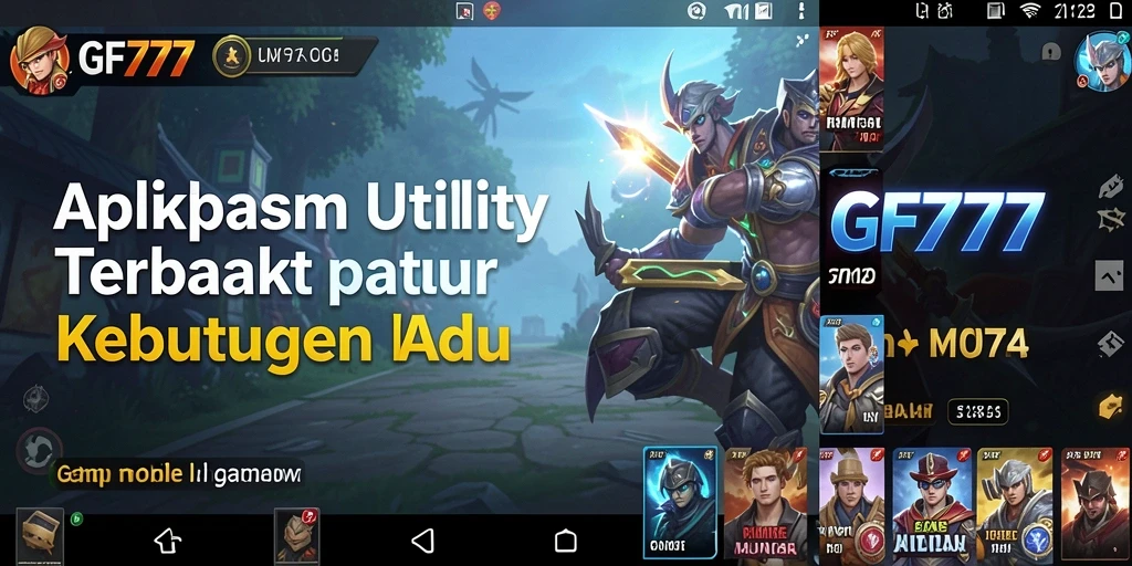 Tampilan antarmuka pengguna GF777 yang intuitif dan modern.