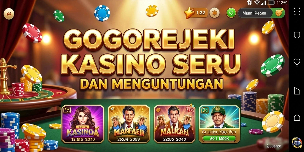 Tampilan gameplay GOGOREJEKI yang menakjubkan dan mengasyikkan.