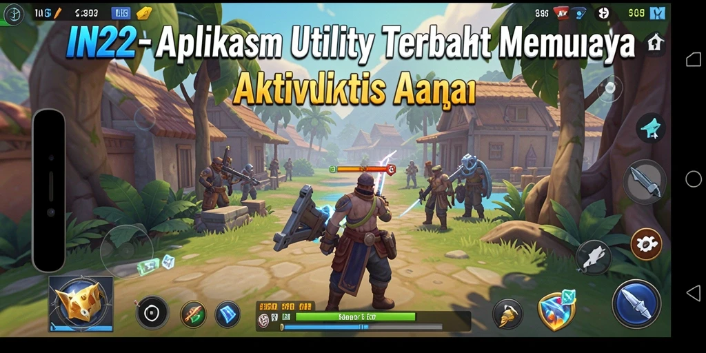 Tangkapan layar utama IN22 menunjukkan antarmuka aplikasi Utility yang intuitif.