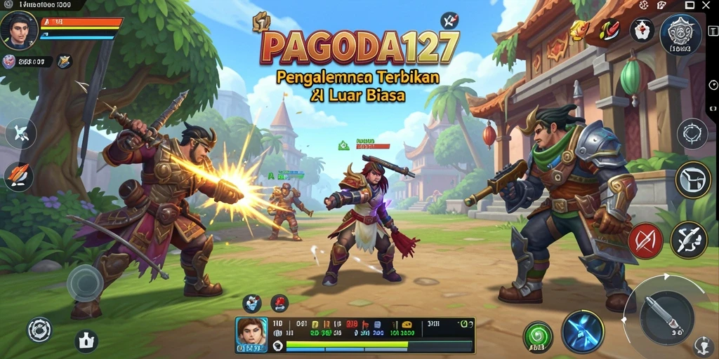 Tampilan menarik dari gameplay Open World di PAGODA127.